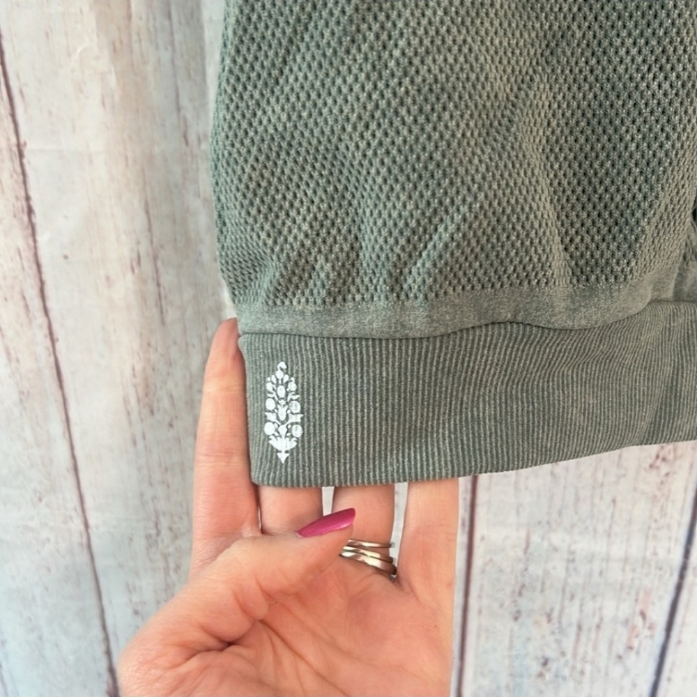 NWOT Free People Running Through My Mind Tank M Sage Green - Picture 7 of 8
